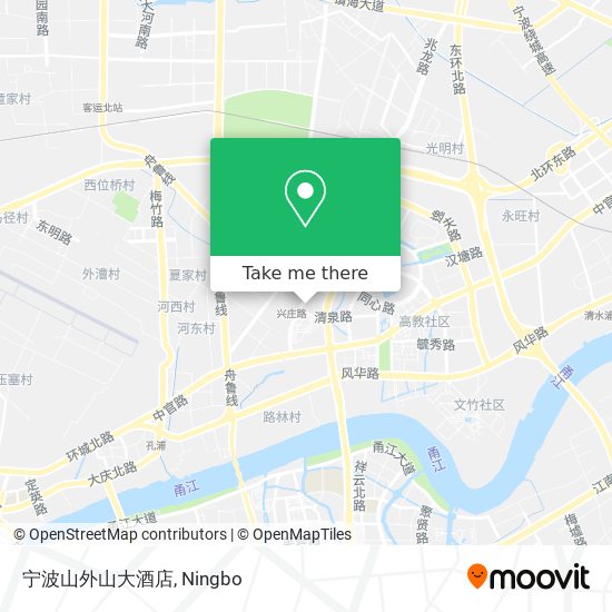 宁波山外山大酒店 map