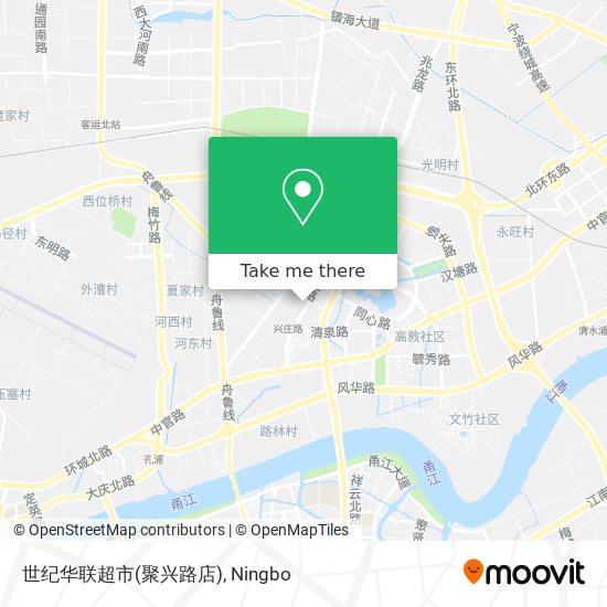 世纪华联超市(聚兴路店) map
