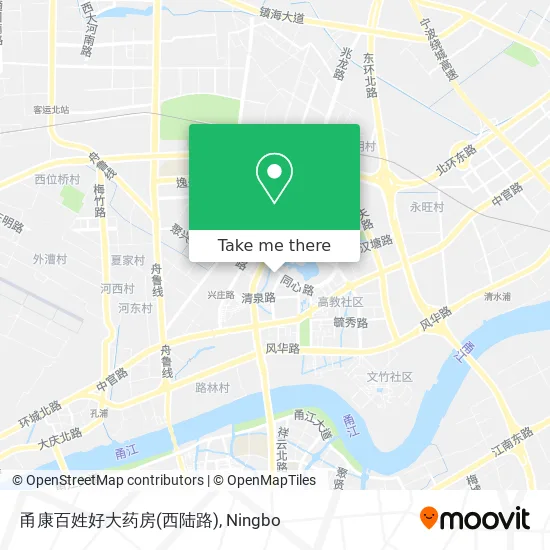 甬康百姓好大药房(西陆路) map