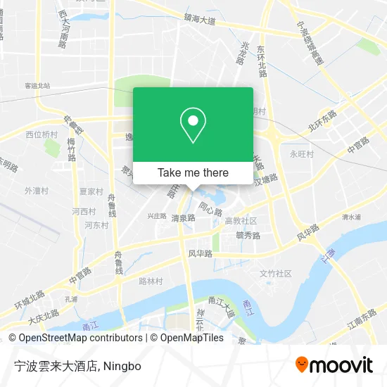 宁波雲来大酒店 map