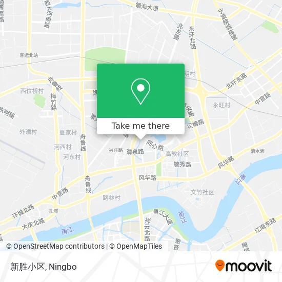 新胜小区 map
