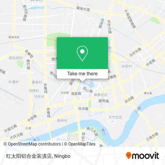 红太阳铝合金装潢店 map