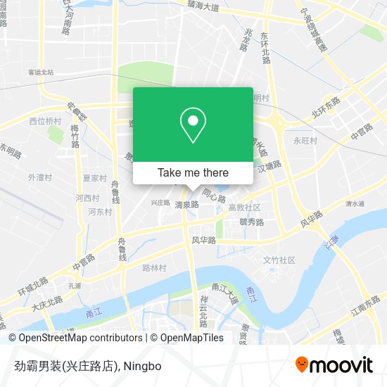劲霸男装(兴庄路店) map