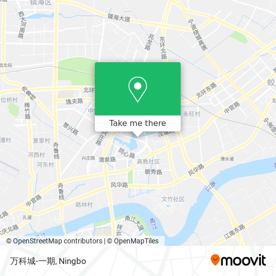 万科城-一期 map