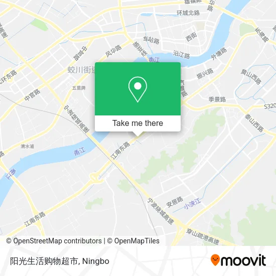 阳光生活购物超市 map