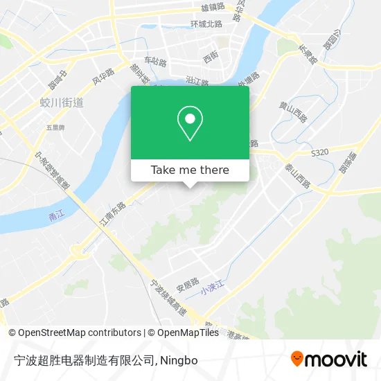 宁波超胜电器制造有限公司 map