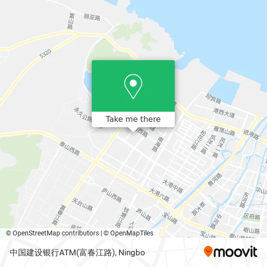 中国建设银行ATM(富春江路) map