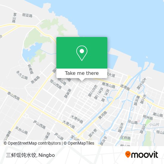三鲜馄饨水饺 map