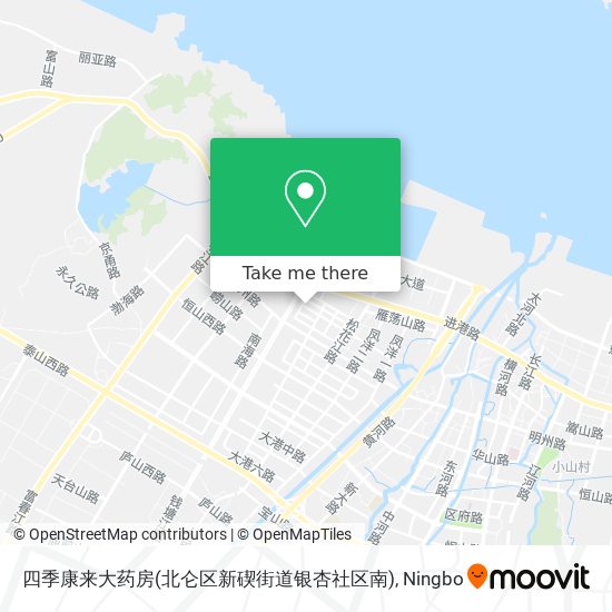 四季康来大药房(北仑区新碶街道银杏社区南) map