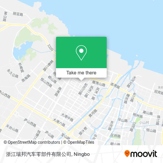 浙江瑞邦汽车零部件有限公司 map