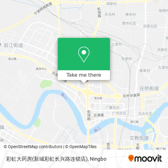 彩虹大药房(新城彩虹长兴路连锁店) map