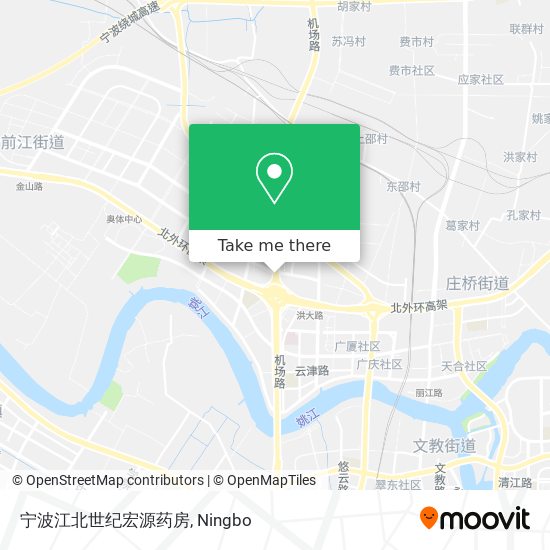 宁波江北世纪宏源药房 map