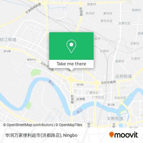 华润万家便利超市(洪都路店) map