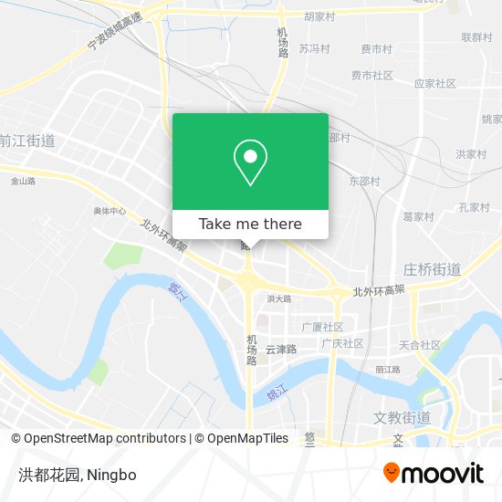 洪都花园 map