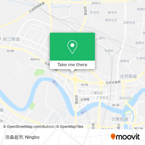 浩淼超市 map
