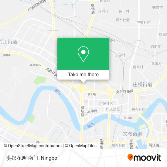 洪都花园-南门 map