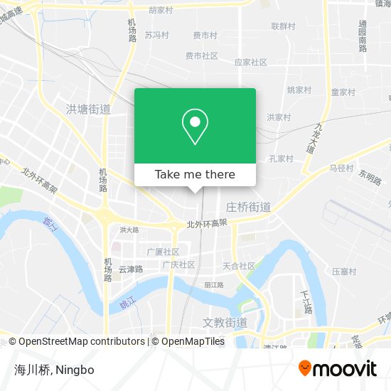海川桥 map
