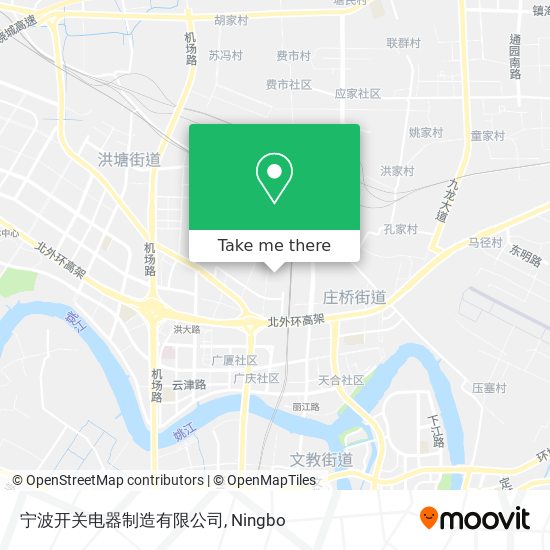 宁波开关电器制造有限公司 map