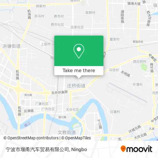 宁波市堰甬汽车贸易有限公司 map