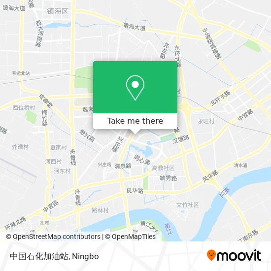 中国石化加油站 map