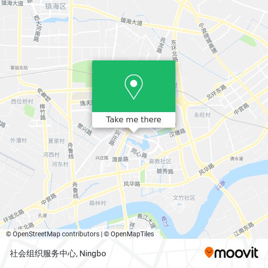 社会组织服务中心 map