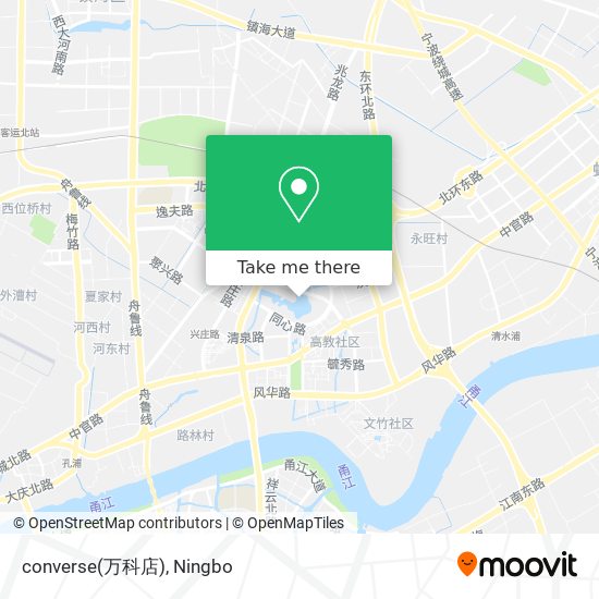 converse(万科店) map