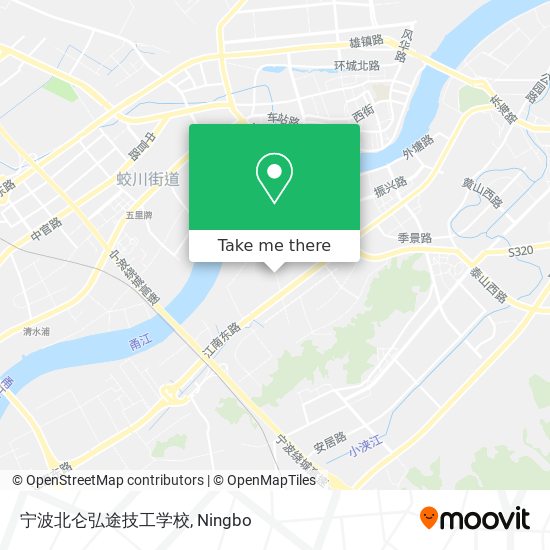 宁波北仑弘途技工学校 map
