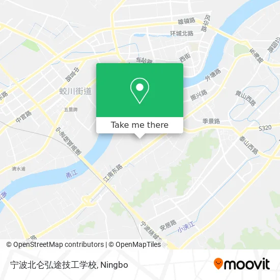 宁波北仑弘途技工学校 map