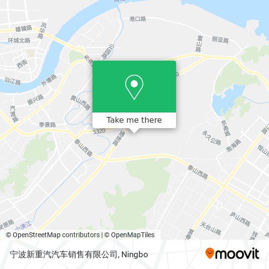 宁波新重汽汽车销售有限公司 map