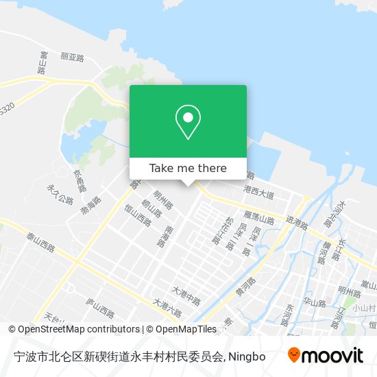 宁波市北仑区新碶街道永丰村村民委员会 map