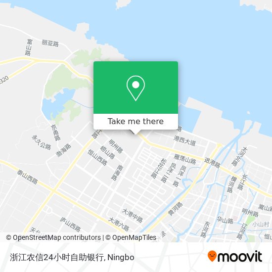 浙江农信24小时自助银行 map