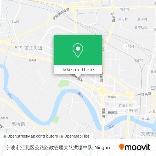 宁波市江北区公路路政管理大队洪塘中队 map