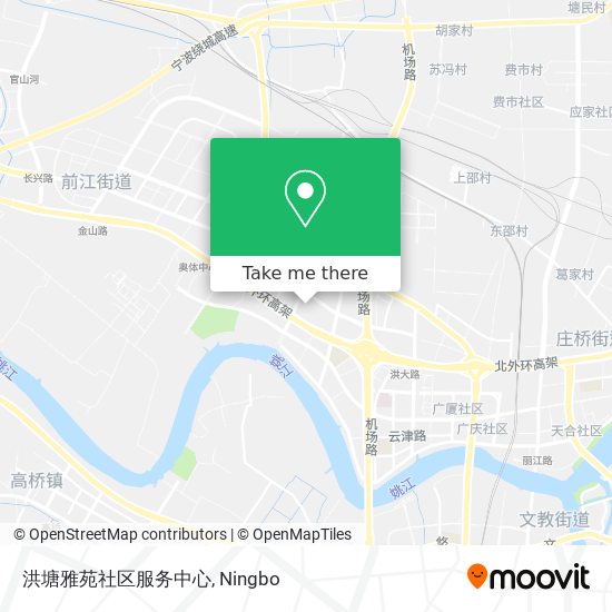 洪塘雅苑社区服务中心 map