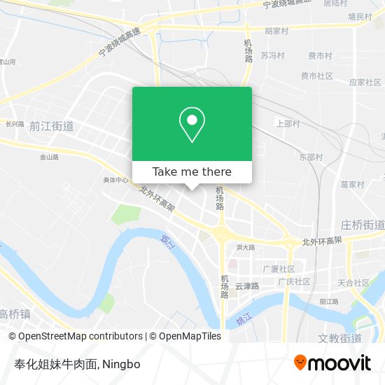 奉化姐妹牛肉面 map