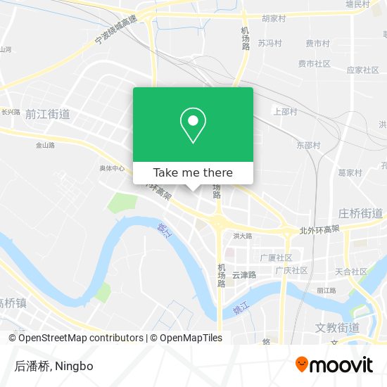 后潘桥 map