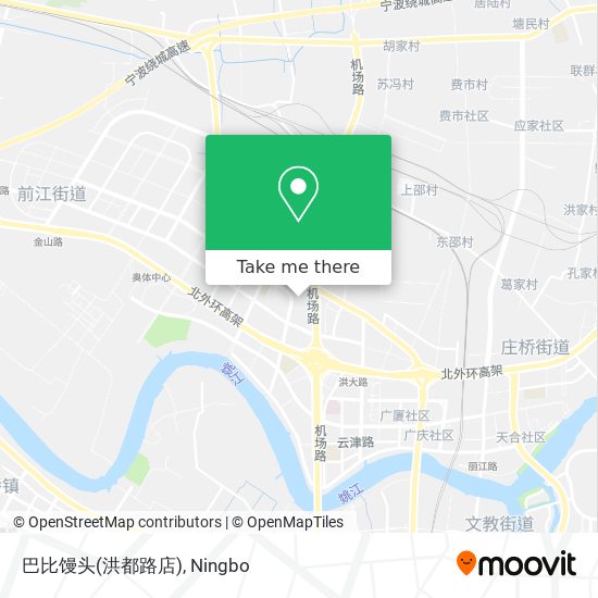 巴比馒头(洪都路店) map