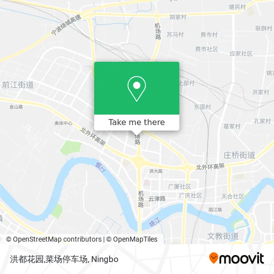 洪都花园,菜场停车场 map