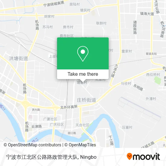 宁波市江北区公路路政管理大队 map