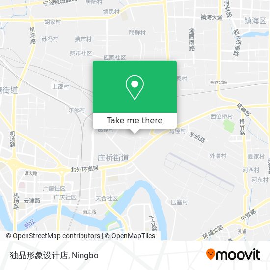 独品形象设计店 map