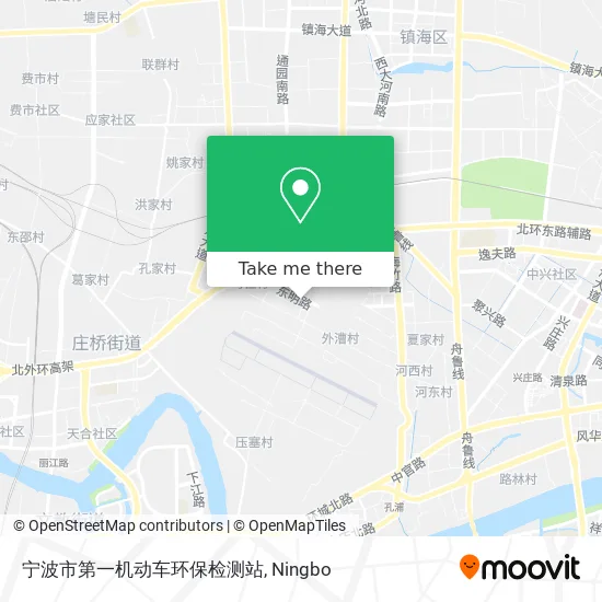 宁波市第一机动车环保检测站 map