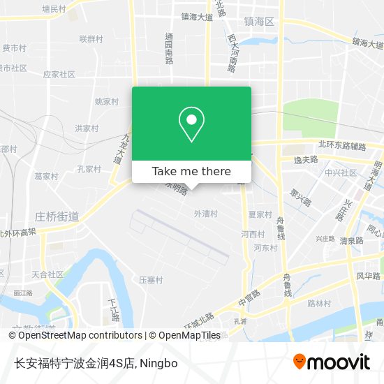 长安福特宁波金润4S店 map