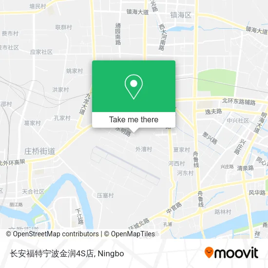长安福特宁波金润4S店 map