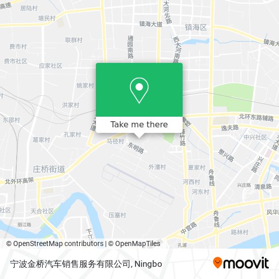 宁波金桥汽车销售服务有限公司 map