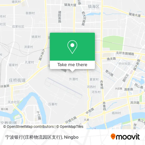 宁波银行(庄桥物流园区支行) map