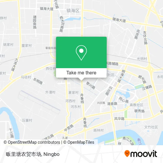 畈里塘农贸市场 map