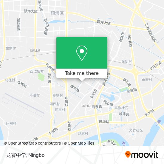 龙赛中学 map