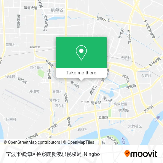 宁波市镇海区检察院反渎职侵权局 map
