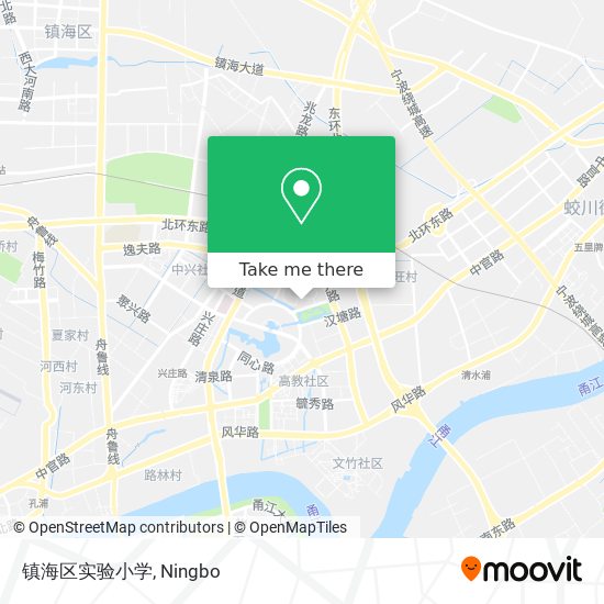 镇海区实验小学 map