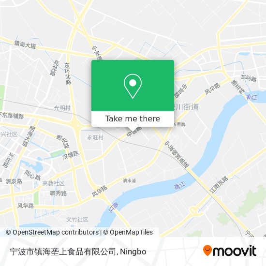 宁波市镇海垄上食品有限公司 map