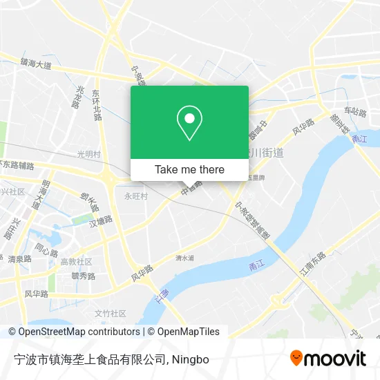 宁波市镇海垄上食品有限公司 map